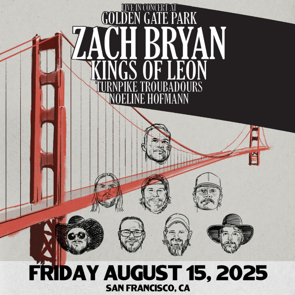 zach bryan concert flyer